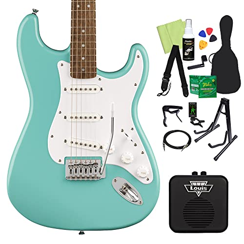 かわいい人気カラー　エレキギター　ストラトキャスター　ノーブランド　ほぼ未使用 Squier by Fender Classic Vibe '70s Stratocaster, Laurel